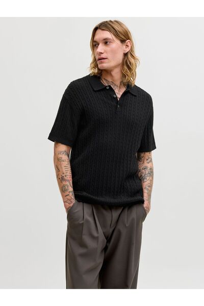 Jack & Jones Pletené polo tričko Pletené polo tričko