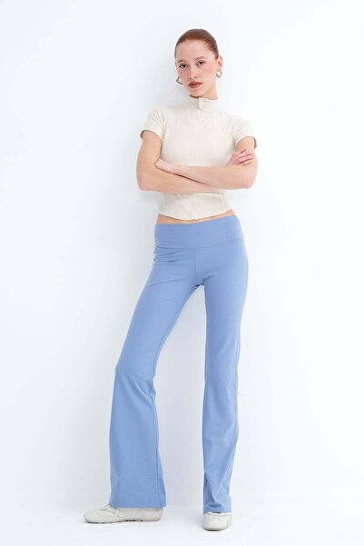 Addax Ψηλόμεσο κολάν με ισπανικό πόδι TYT0048-E10