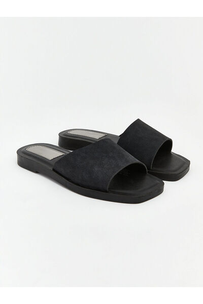 LC Waikiki Vizyon New Season Blunt Toe Single Strap Women's Shoes Slipper