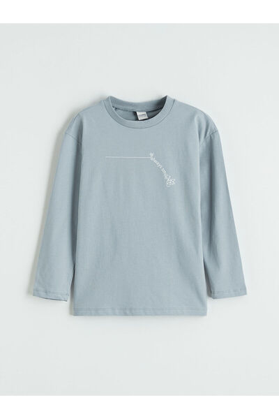 LC Waikiki Özmarka Νέας Σεζόν Μπλουζάκι για κορίτσια με στάμπα και λαιμόκοψη ...