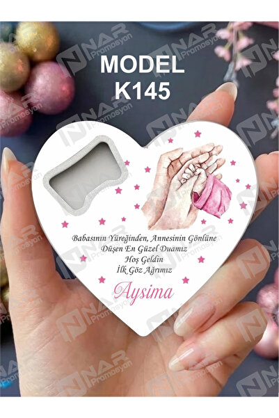 Nar Promosyon Kalp Açacak Magnet 40 Adet - Ambalaj Hediye - Kalp,Balon,Ayak,D...