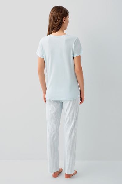 Pierre Cardin Modal Cotton Piece Short Sleeve Women's Pajama Set Plus Size Option