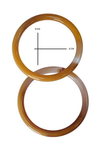 MarifetDükkan Round Plastic Bowl Bag Sapi / 2 Pieces