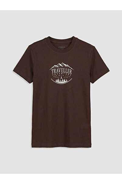 LC Waikiki Tricou pentru băieți Özmarka, sezon nou, cu imprimeu și guler tip ...