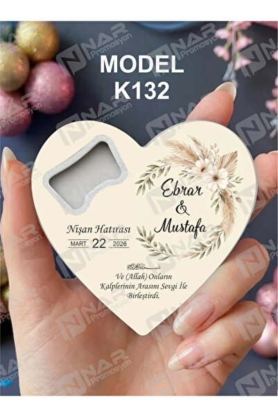 Nar Promosyon Kalp Açacak Magnet 40 Adet - Ambalaj Hediye - Kalp,Balon,Ayak,D...