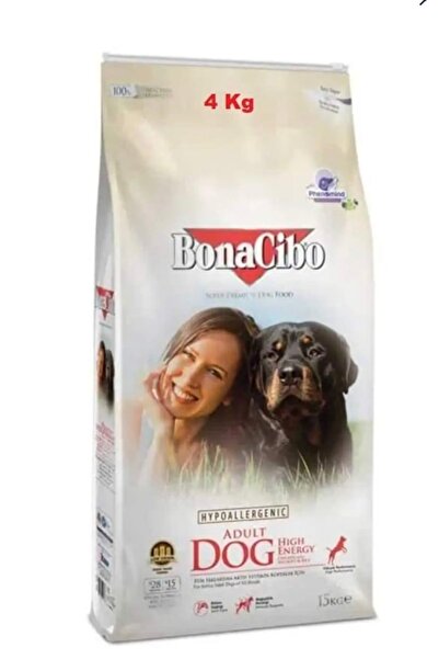 BonaCibo Adult Dog He Yüksek EnerjiLi Yetişkin TavukLu Köpek 4 Kg