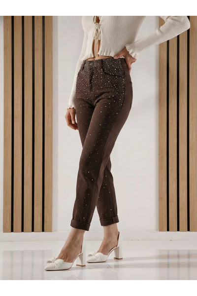 Zaira Γυναικείο τζιν Baggy Fit Jenny Brown #A1413 - 30