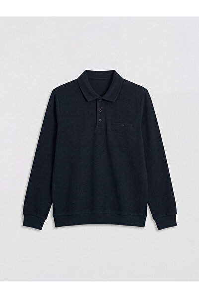 LC Waikiki Özmarka New Season Polo Neck Men's Sweatshirt