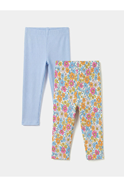 LC Waikiki Colanți pentru fete Özmarka Noul sezon material reiat Pachet de 2