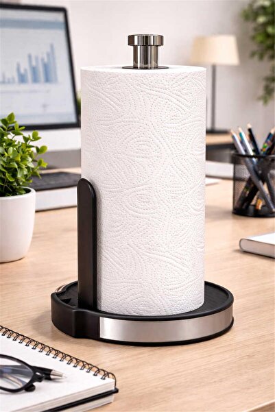 Prima Nova Pri̇manova M-E97-06 Pacific Mega Paper Towel Holder - Black