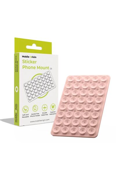 Mobile Origin Suport universal cu ventuză pentru autocolante de telefon O1, r...