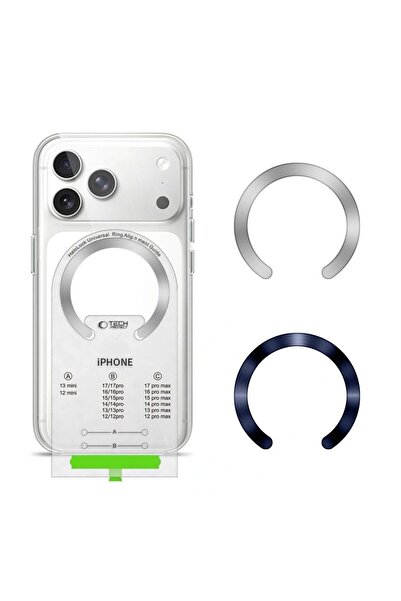 Tech-Protect MMP-210 MagSafe Compatible Magnetic Ring Adapter Set 2pcs Blue/S...