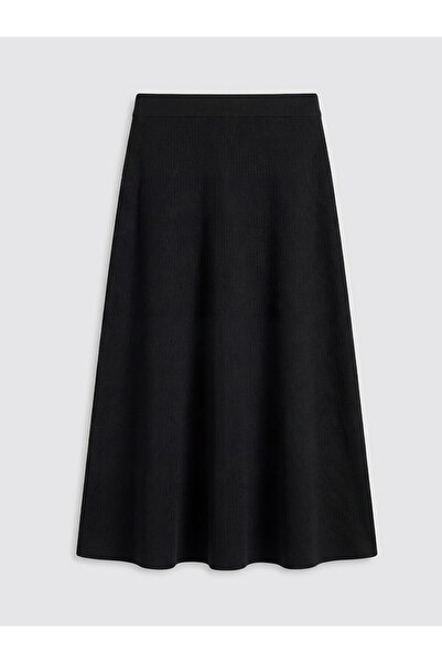 LC Waikiki Özmarka Fusta cu talie elastică, Noul Sezon A croială material reiat