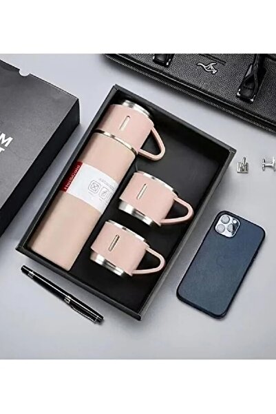 Primo Stainless Steel Insulated Thermal Coffee Cup Pink