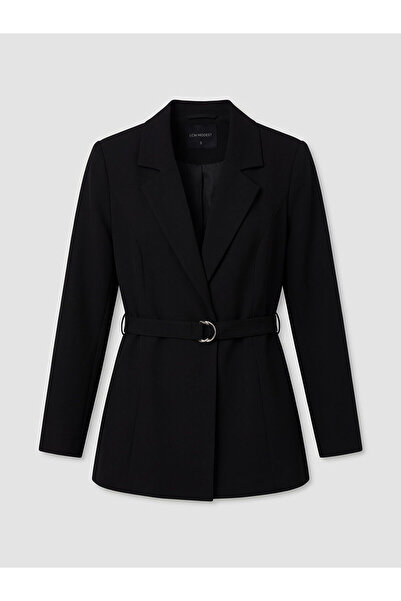 LC Waikiki Peak New Season Women's Blazer Jacket with Belt at Waist