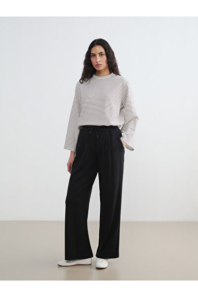 LC Waikiki Özmarka New Season Elastic Waist Wide Leg Women's Sweatpants