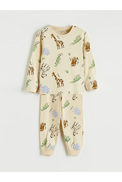 LC Waikiki Σετ πιτζάμες για αγόρια Vizyon New Season με τύπωμα