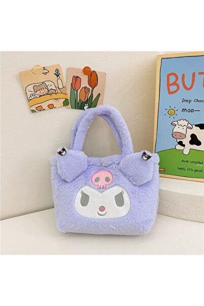 Bakmakistersen Kuromi Model Peluş Çocuk Çantası – Sevimli Peluş Omuz / El Çan...