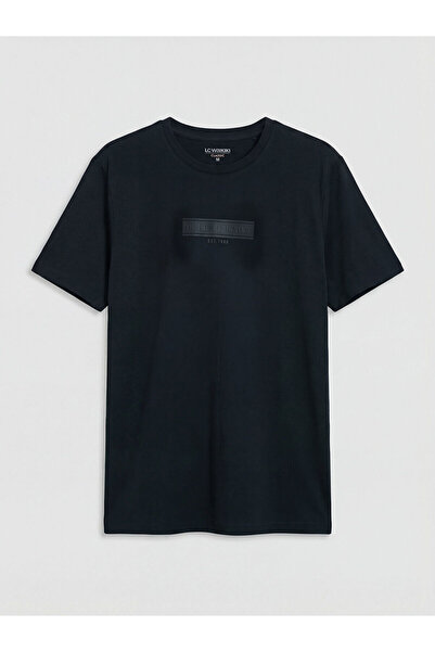 LC Waikiki تي شيرت من القطن الممشط للرجال من Peak New Season بياقة دائرية