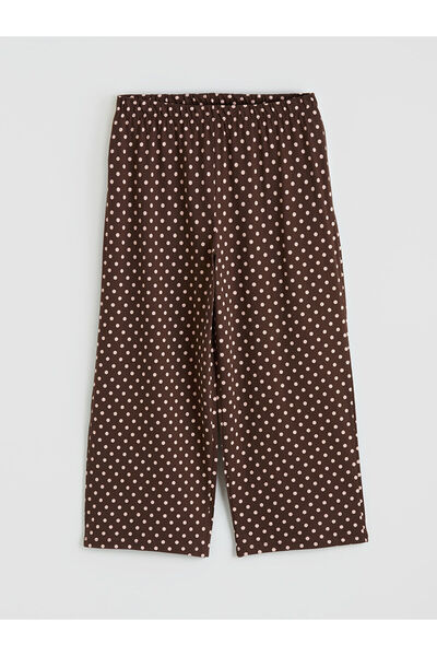 LC Waikiki Özmarka New Season Women's Capri Pajama Bottoms with Elastic Waist...