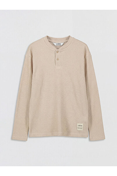 LC Waikiki Özmarka Νέας Σεζόν Παιδικό Μπλουζάκι με Λαιμόκοψη Ποδηλάτου για Αγ...