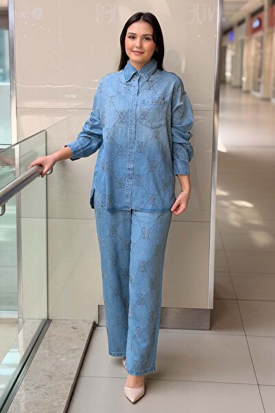 Ghisa GG Taiş İşlemeli Liosel İkili Takım