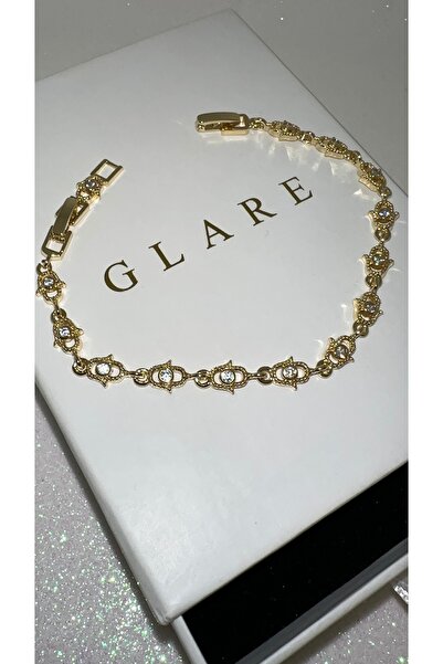 GLARE JEWELRY CO Gümüş Rodyumlu Lüks Pırlanta Montür Meryem Ana Eli Detaylı Z...