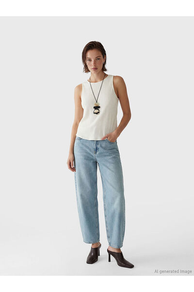 LC Waikiki Γυναικείο τζιν παντελόνι Özmarka New Season Balloon Fit