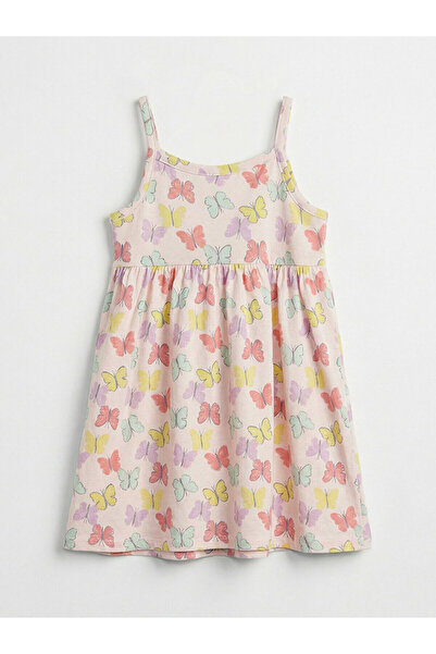 LC Waikiki Özmarka Νέα Σεζόν Φόρεμα για κορίτσια με Με σχέδιο κορδόνια και λο...