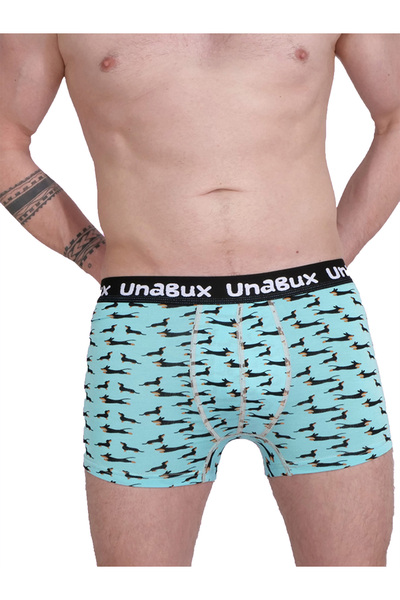 Unabux Boxer BLACK WHITE RABBIT