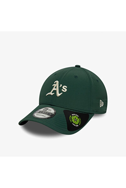 NEW ERA Mlb Recycled Mid 9Forty Oakath Unisex Yeşil Şapka