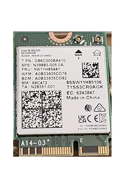 Intel Placa de retea Wi-Fi 7 BE200 BE200.NGWG.NV