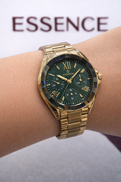 Essence KADIN KOL SAATİ 22 AYAR ALTIN KAPLAMA 5 ATM SU GEÇİRMEZ 2 YIL ARIKAN ...