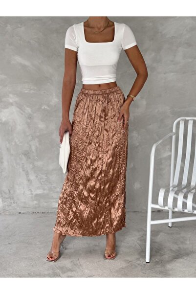 Elmas butik تنورة طويلة مزينة بالترتر