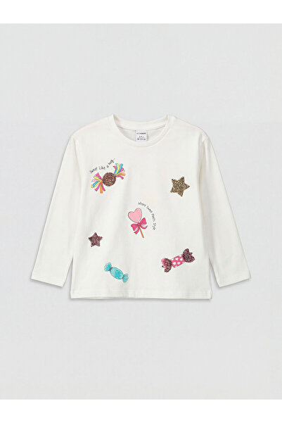 LC Waikiki Lcw Kids Crew Neck Printed Girls' T-Shirt