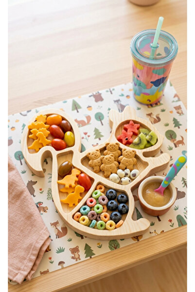 BOZKURT CNC Ahşap Çocuklar İçin Şık ve Eğlenceli Sincap Görünümlü Dekoratif S...