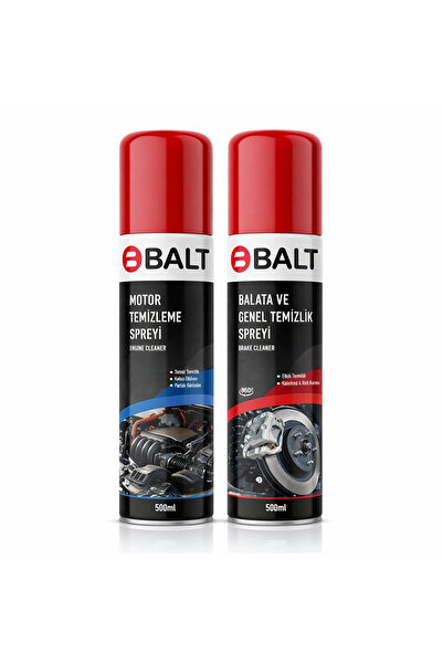 BALT Balata ve Genel Temizleme + Motor Temizleme Spreyi 2X500ML