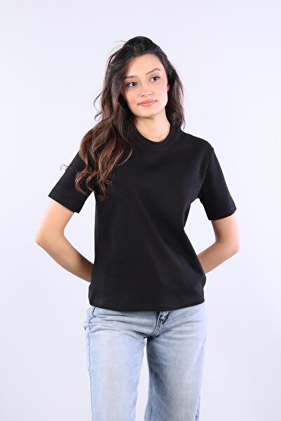 Mckanzie 26650 Tricou Interlock cu decolteu O supradimensionat