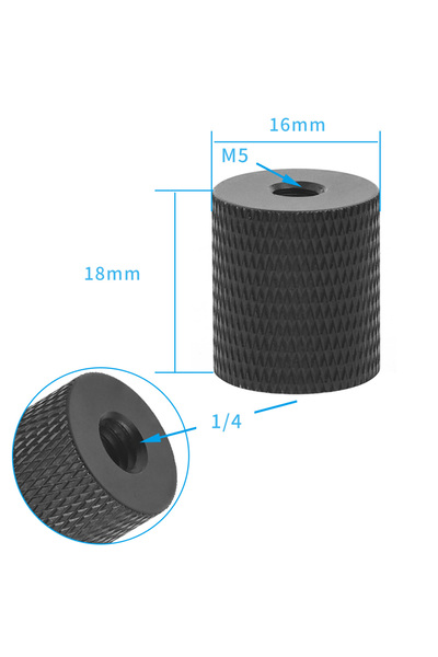 Choice37 محول لولبي من M5 إلى 1/4 بوصة (1/4 إلى 1/4 3/8 بوصة) M4 M5 M6 M8 M10...