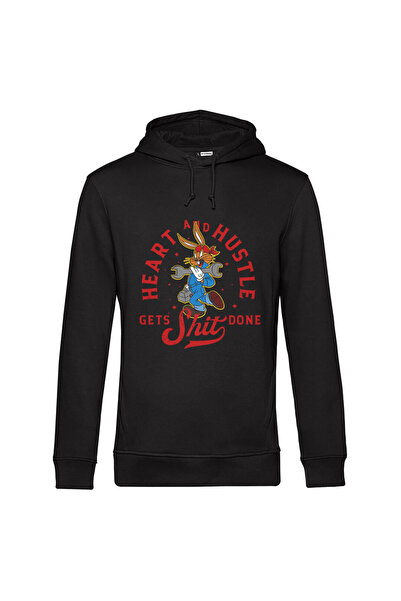 Kartier Hanorac negru unisex Heart and hustle