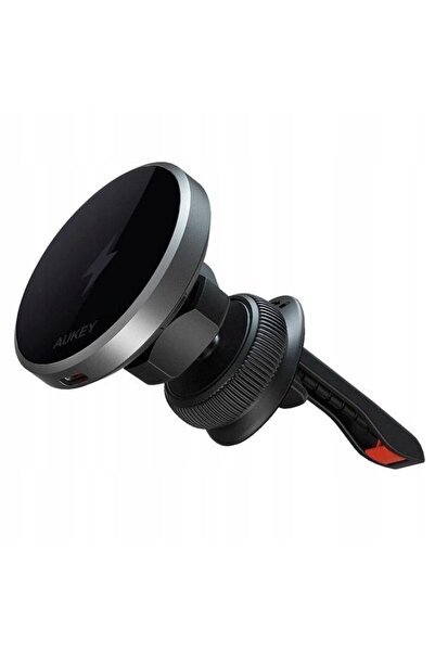 AUKEY Car Holder and Charger HD-MC13, 15 W, Magnetic, USB-C Power (Black)