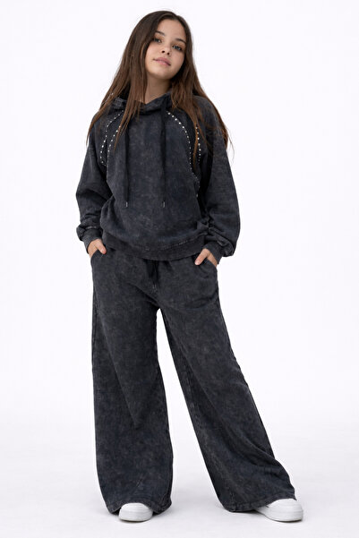 HayKids Girl's & Teenager's Premium Acid Wash (Distressed) Stone Embroidered ...