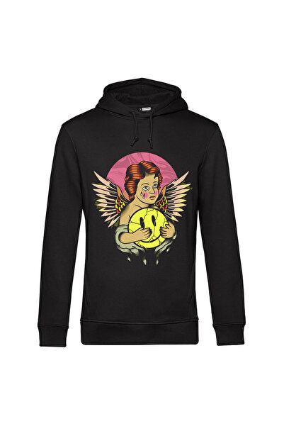 Kartier Hanorac negru unisex Little angel