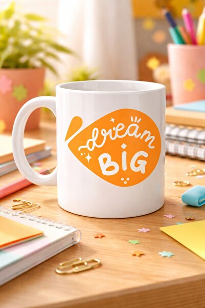 Twin Store كوب بورسلين كبير مكتوب عليه نقوش، موديل 135 – تصميم مميز، تصميم جذ...