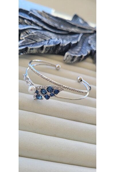 YİĞİTKARANAKSESUAR VİP ZİRKON TAŞLI KELEBEK DETAYLI KELEPÇE