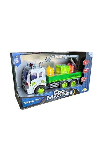 G-TUĞ OUTLET 1:16 Maxx Wheels Sesli ve Işıklı Geri Dönüşüm Kamyonları Geri Dö...