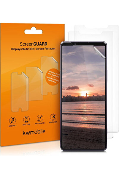 KWmobile Σετ 3 προστατευτικών οθόνης για Sony Xperia 1 II, Kwmobile, μπροστιν...
