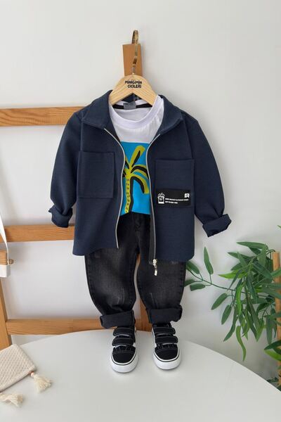 Minigimin Cicileri Miniğimin Cicileri Σετ Με τσέπες τεμαχίων για αγόρια με μπ...