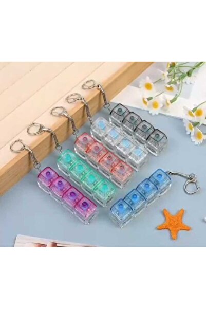 Kudi Oyuncak Işıklı klavye stres giderici Anahtarlık