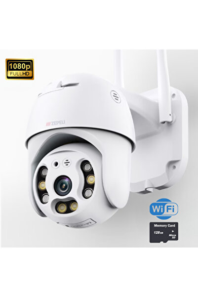 OEM Camera de Supraveghere WIFI ZEPELI, FullHD 1080p, Memorie 128GB, Infraros...